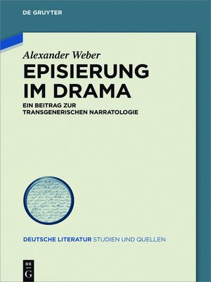 cover image of Episierung im Drama